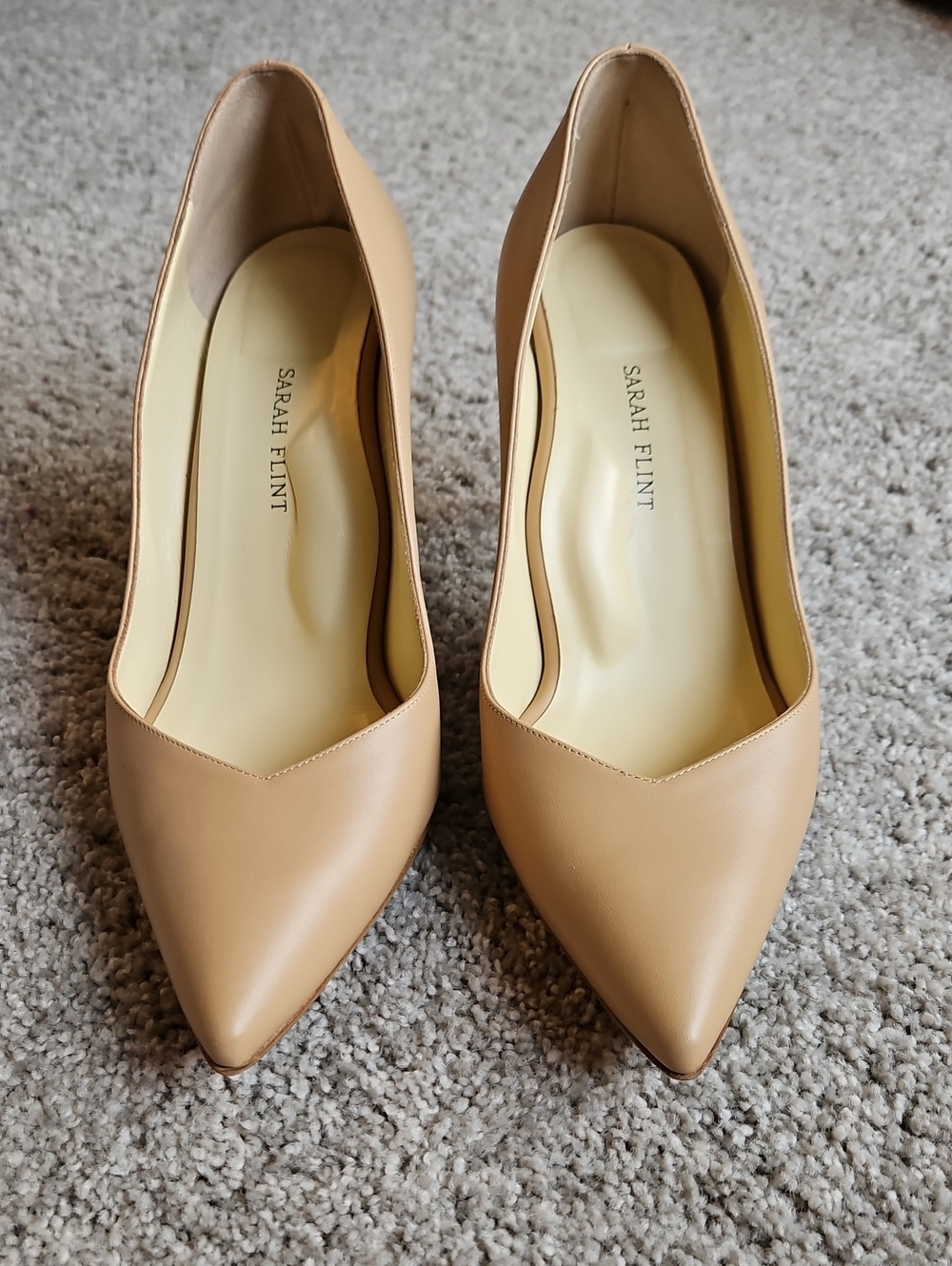 Sarah Flint Perfect Pump 85 - Like New 41.5 - Sand Calf